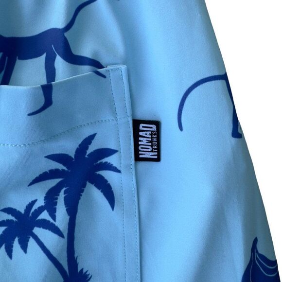 Nomad Trunks by Savage Tacticians Blue Monkey Swim Trunks Men's 2XL - Picture 5 of 5
